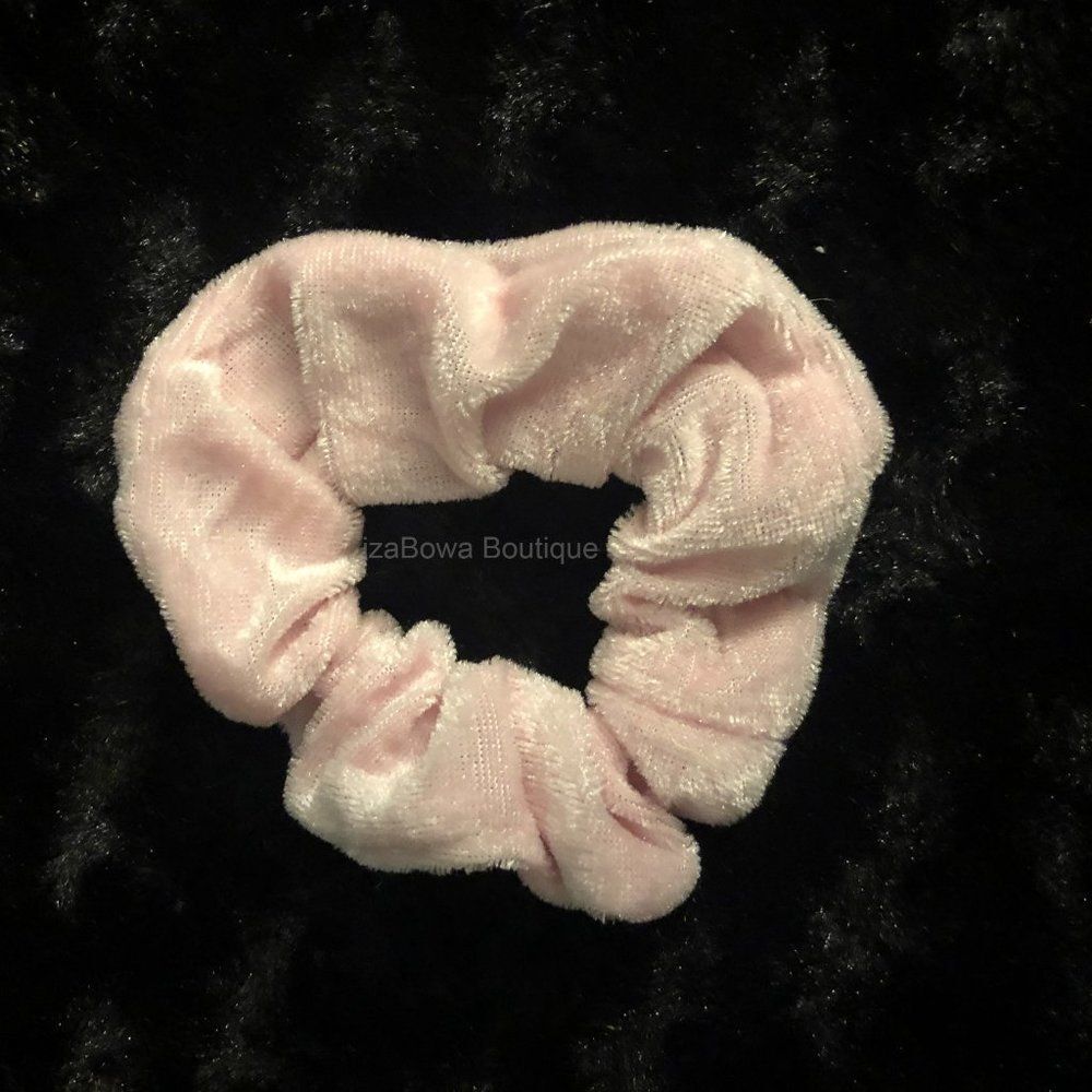Cotton Candy Velvet Scrunchie -women's- SC2806 Handmade NWT Boutique - Picture 1 of 1